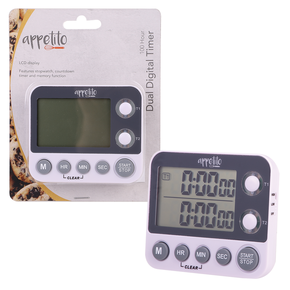 DUAL DIGITAL TIMER 100HRS