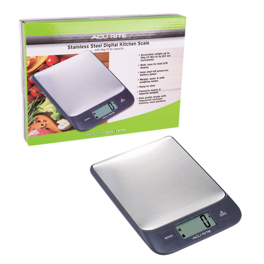 Steel scale 1g to 5kg