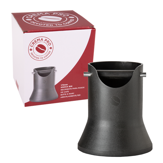 BLACK KNOCK BIN 175MM