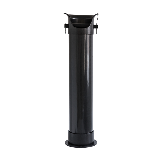 BLACK KNOCK BIN 860MM