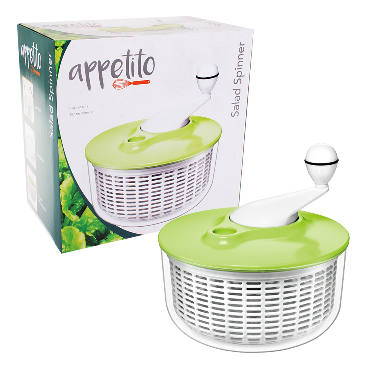 SALAD SPINNER -GREEN