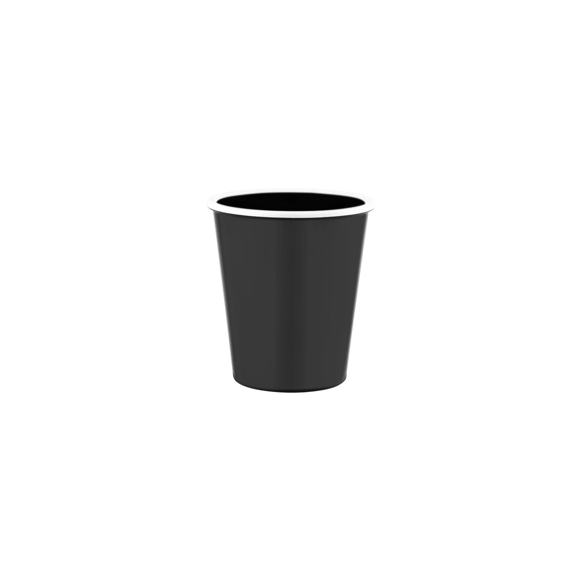 49949 JAB JAB Vintage Black / White Rim Tumbler 270ml Tomkin Australia Hospitality Supplies