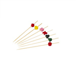 Skewer-Assorted Designs, 120Mm (100Pcs/Pack)