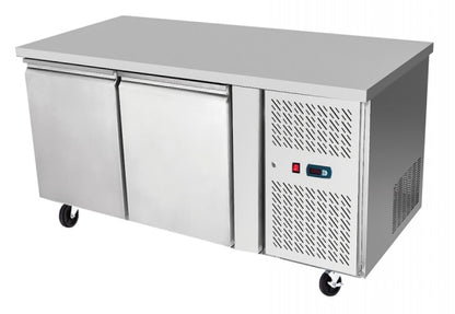 Product image of Atosa EPF3432 Two Door Undercounter Fridge Table 1360mm Wide