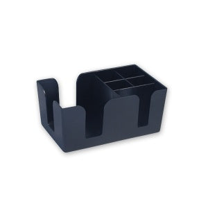 Bar Organiser -Black 6 Compartment