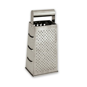 S/S Grater 4 Sided With Handle - 230Mm