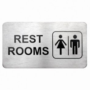 Wall Sign- C. Rest Rooms 18/10 110X60Mm