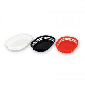 Bread Basket-Plastic, Rect Red