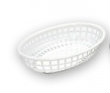 Bread Basket-Plastic, Oval White