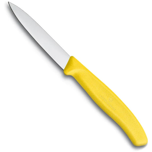 Paring Knife, Straight Edge 8cm - Yellow