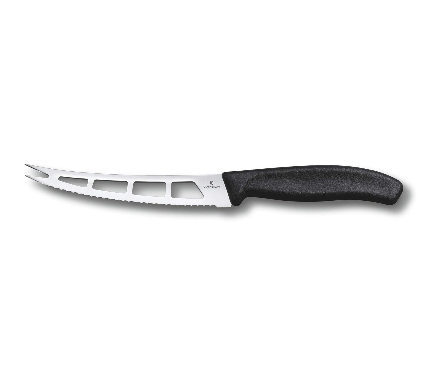Butter & Cream Cheese Knife, Wavy Edge 13cm - Black