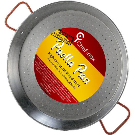 Carbon Polished Paella Pan - 65Cm