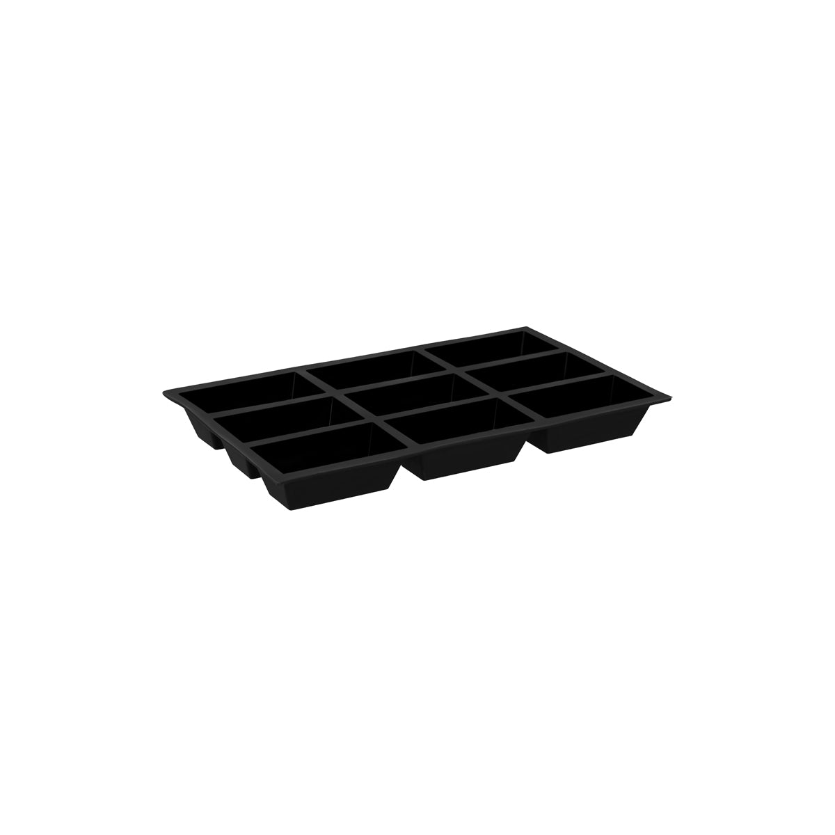 67615 De Buyer Moulflex Rectangle Cakes 9 Hole 175x300x30mm / 90ml Tomkin Australia Hospitality Supplies