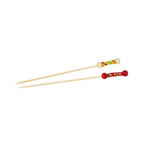 Skewer-Coloured Ends, 120Mm (100Pcs/Pack)