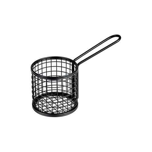 Service Basket S/S Black 84 X 80Mm
