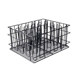 Comp Glass Basket -Black Pvc Coated