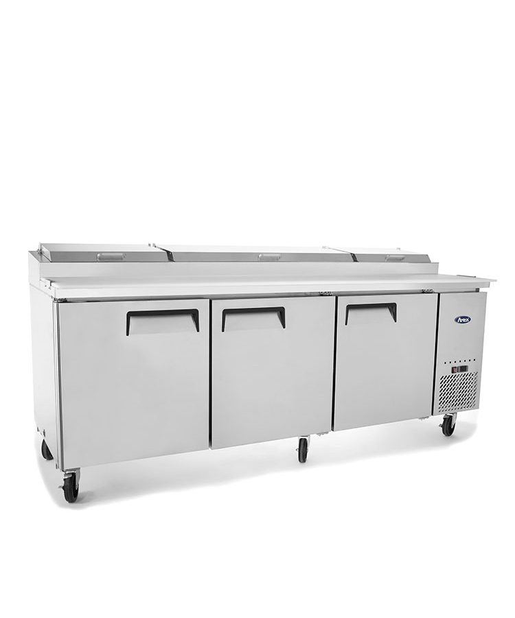 Product image of Atosa MPF8203 3 Door Pizza Prep Table Fridge 2362 mm