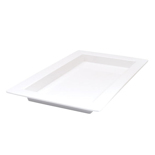 Melamine Deep Platter -500X310X40Mm, White