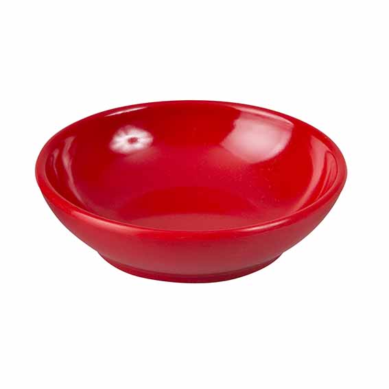 Sauce Dish Red - 60Mm