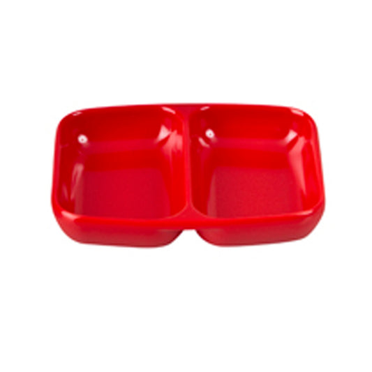 Divided Dish 85X70Mm - Red