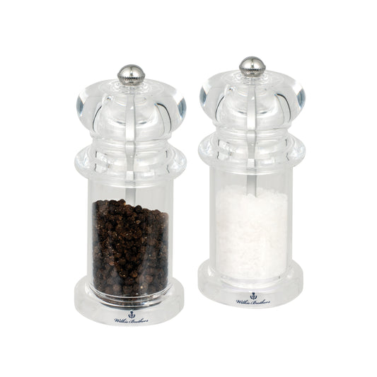 Acrylic S+P Mill Set, Acrylic 14cm