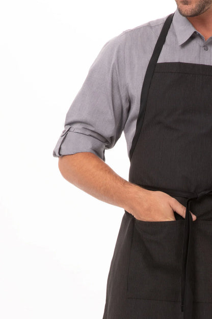 Bib Apron with Contrasting Ties Bib
