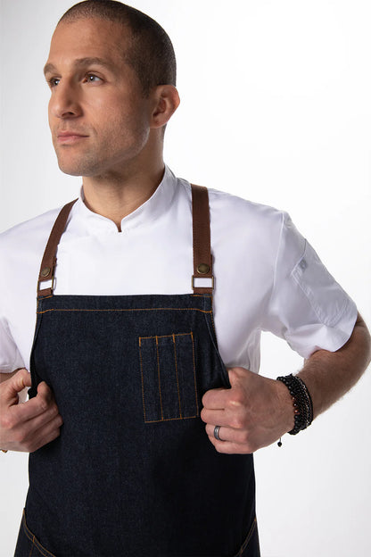 Memphis Denim Cross Back Apron Cross Back