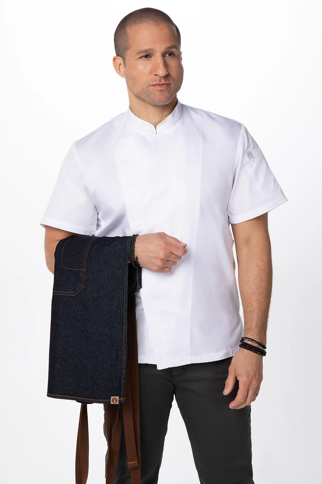Memphis Denim Cross Back Apron Cross Back