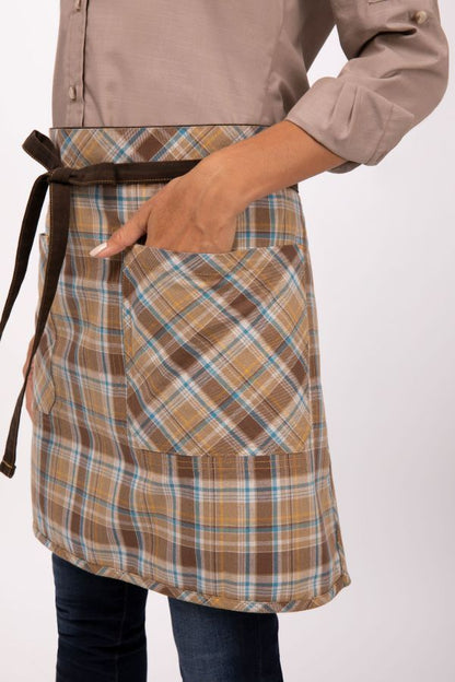 Olympia Half Bistro Apron - 1/2