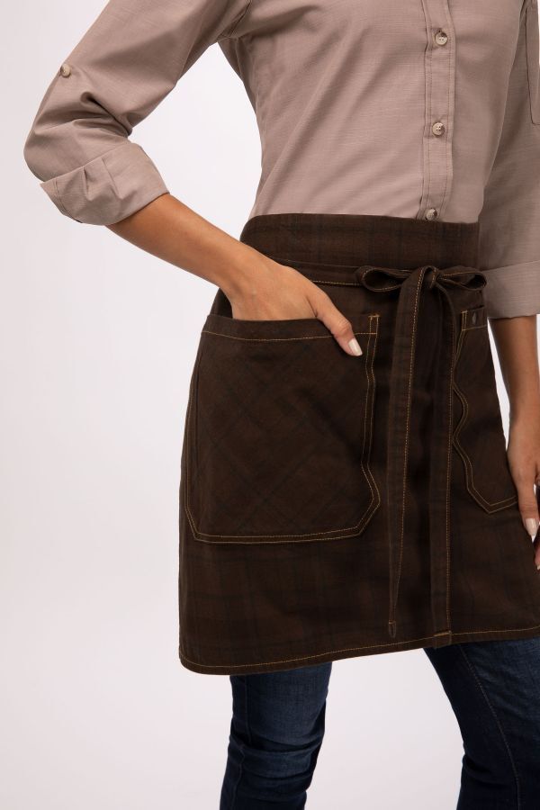 Olympia Half Bistro Apron - 1/2