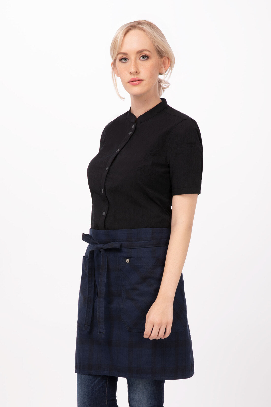 Olympia Half Bistro Apron - 1/2