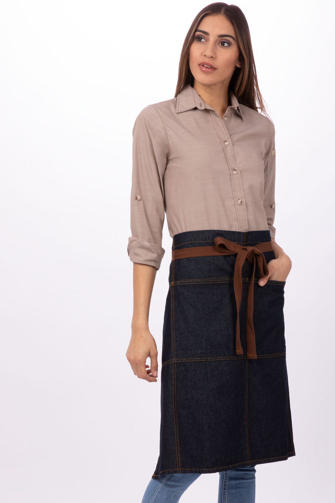 Memphis Bistro Apron 3/4