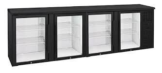 Anvil BBZ0400 Four Door Glass Backbar Fridge