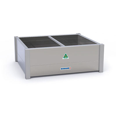 Roband Hot Bain Marie 4 x 1/2 size, pans not included, double row