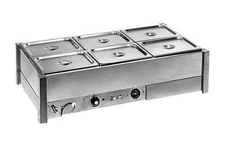 Roband Bain Marie C/W 6Xz12100 & Lids