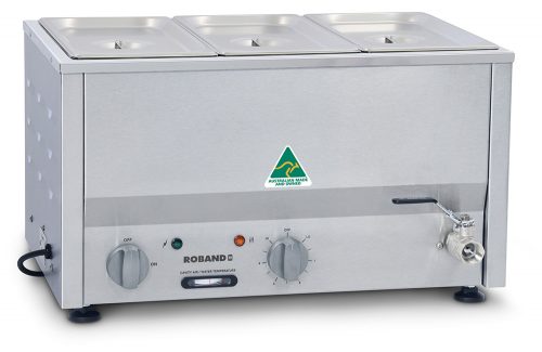 Roband Bain Marie C/W 3Xz13100 & Lids