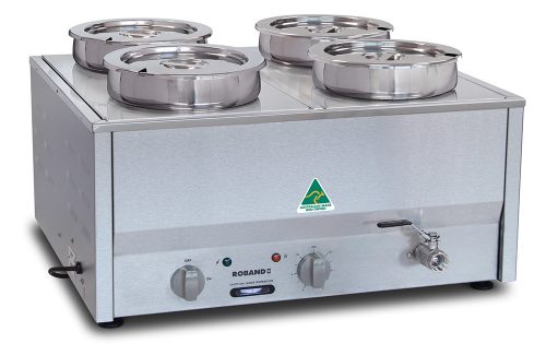 Roband Bain Marie C/W 4Xz1017 & Lids
