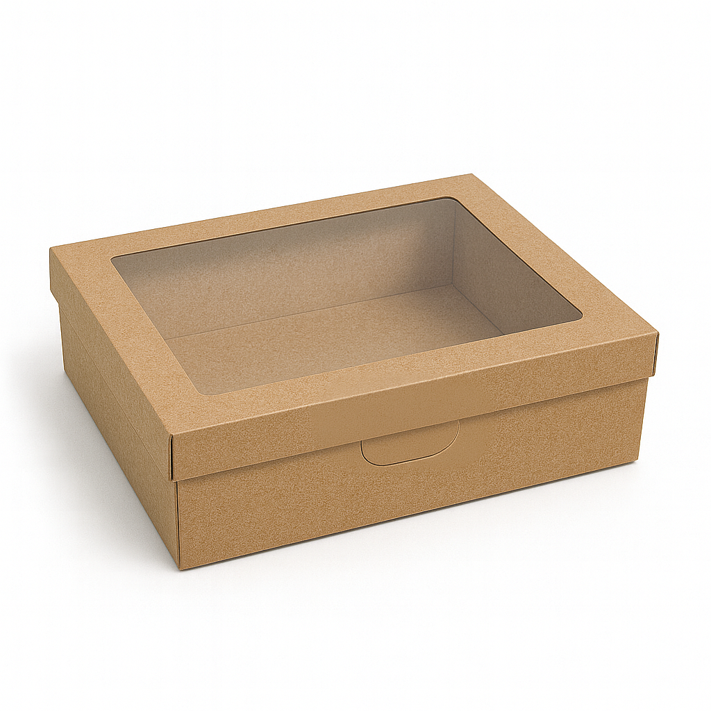 Brown Corrugated Catering Tray with Lid