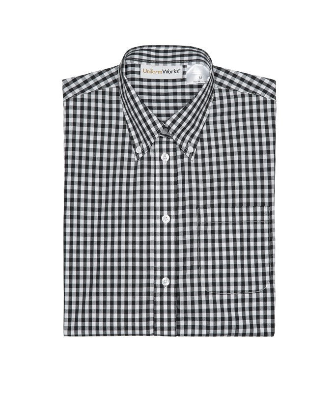Gingham Men's Dress Shirt