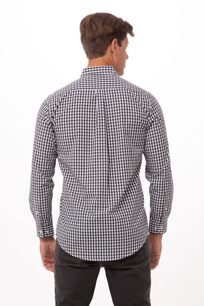 Gingham Men's Dress Shirt