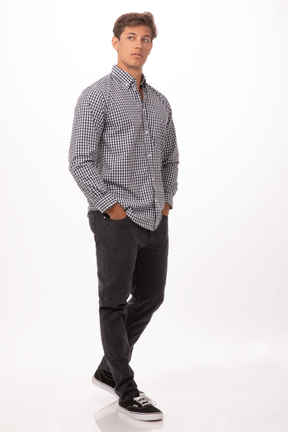 Gingham Men's Dress Shirt