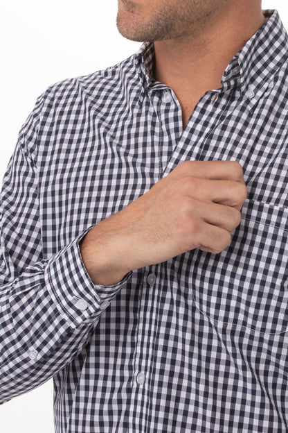 Gingham Men's Dress Shirt