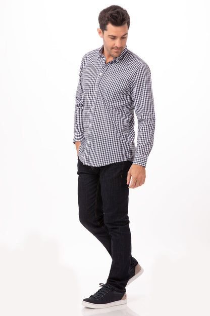 Gingham Men's Dress Shirt