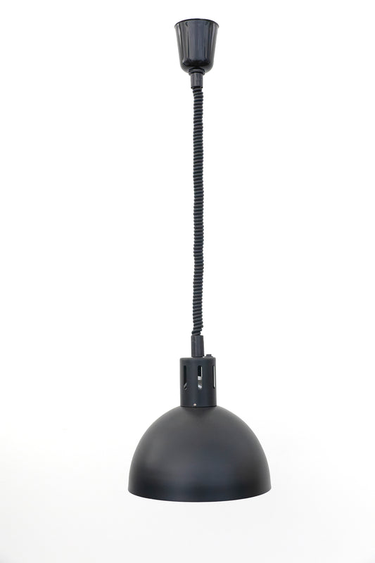 Heat Lamp Matte Black Saturn-HLD0003B