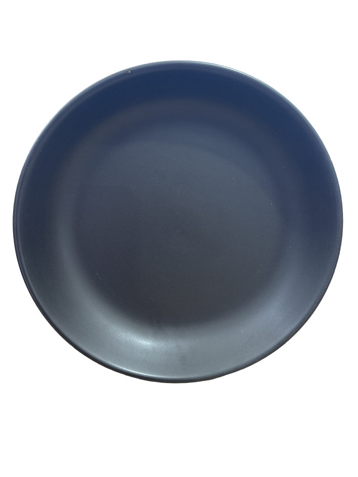 BLACK-9" RICE PLATE