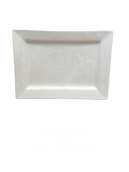 8" RECT PLATTER
