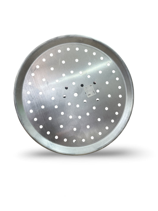8" PERF ALUM PIZZA TRAY