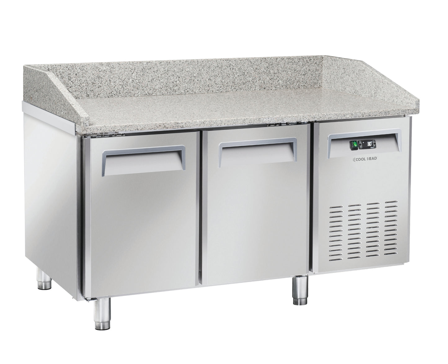 Saltas Marble Top Pizza Fridge 2 Door - MPB0020