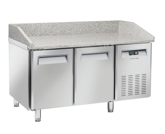 Saltas Marble Top Pizza Fridge 2 Door - MPB0020