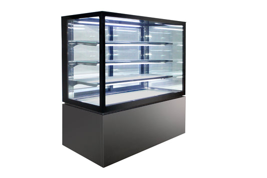 Square Glass Display 4 Tier-NDSV4720
